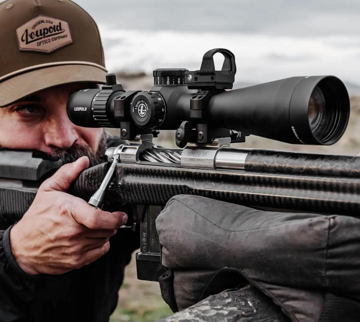 Leupold Mark 4HD Rifle Scope 4.5-18x52 34mm FFP PR2-Mil Black