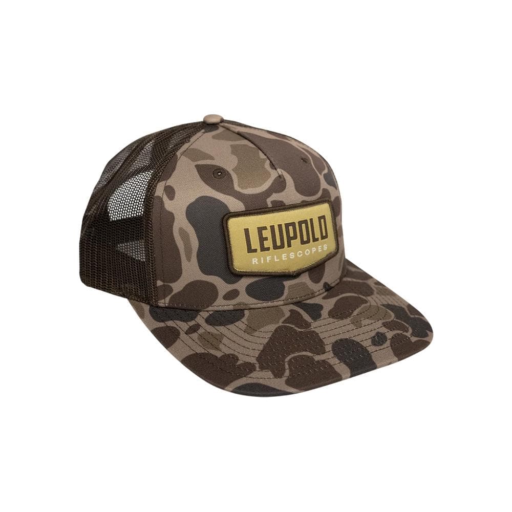 Leupold Riflescopes Duck Camo Trucker Cap Brown