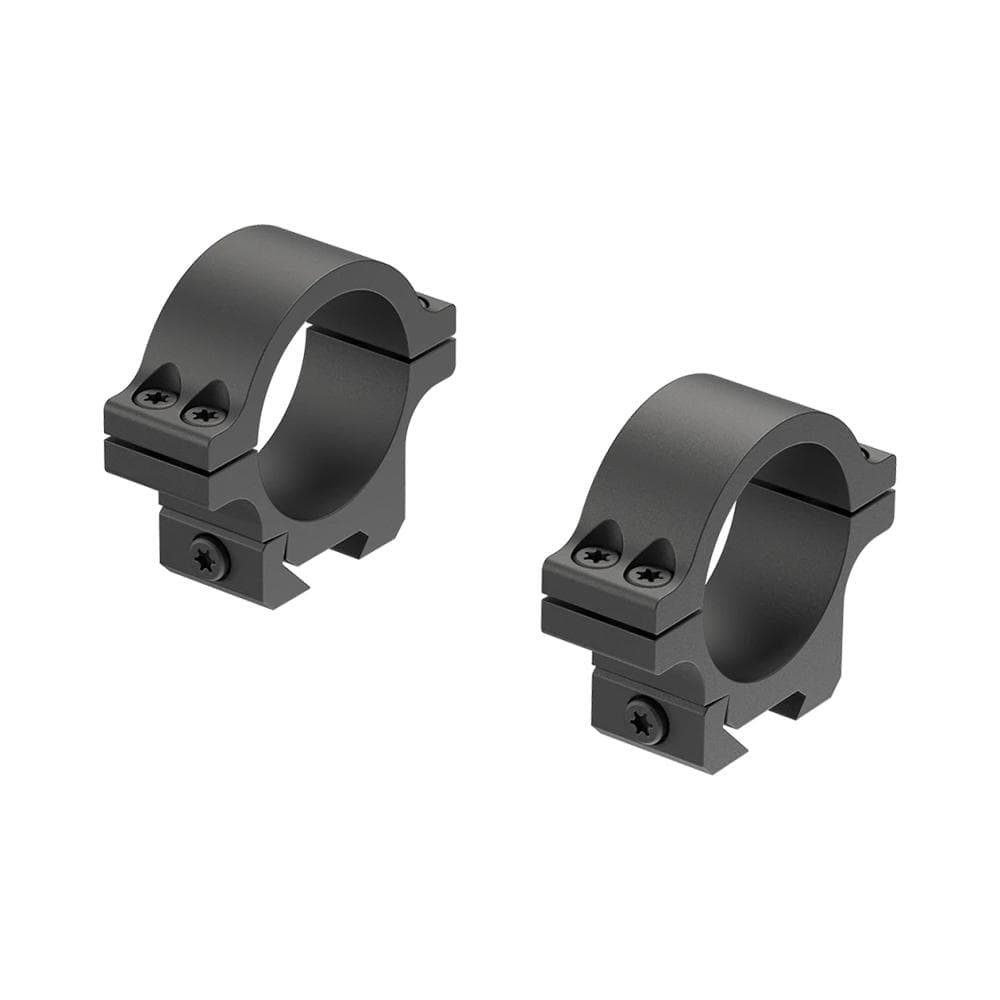 Leupold Open Range Rimfire Cross-Slot Rings 30mm Medium Black
