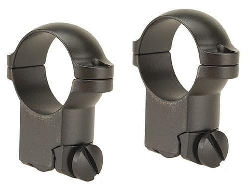 Leupold 2-Piece Solid Steel Ringmounts - Ruger M77 1" Super High Matte Black