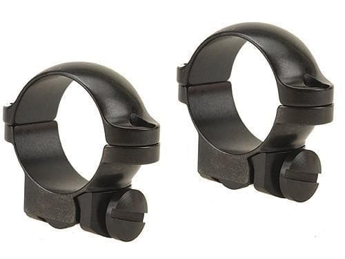 Leupold 2-Piece Solid Steel Ringmounts - Ruger No. 1 & .77/22 1" Low Gloss Black