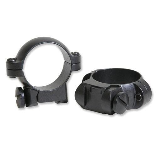 Leupold 2-Piece Solid Steel Ringmounts - Ruger No. 1 & 77/22 1" Low Matte Black