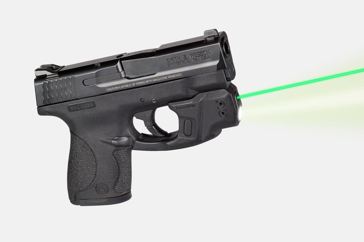 LaserMax Centerfire Laser w/GripSense - Green S&W Shield 9mm .40 cal