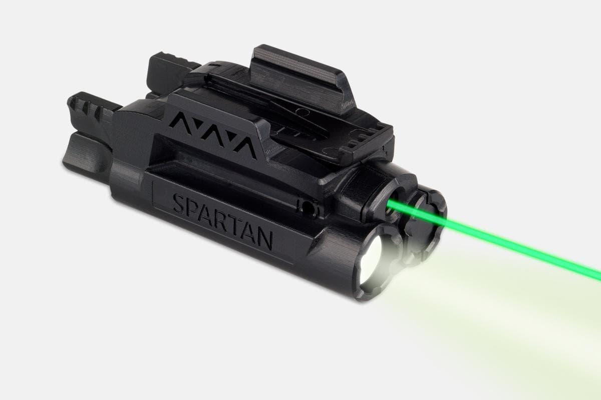 LaserMax Spartan Adjustable Fit Laser/Light Combo - Green