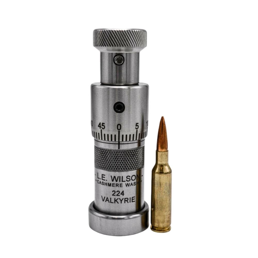 L.E. Wilson Stainless Steel Bullet Seater Die with Micrometer Adjustment 6mm ARC