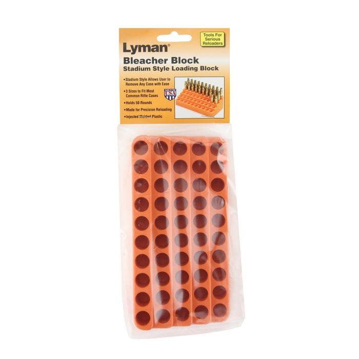 Lyman Bleacher Loading Block for Rifle .388 Hole Size - 50/rds
