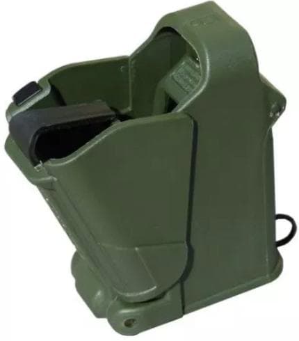 Maglula UpLULA Universal Pistol Mag Loader/Unloader 9mm TO .45 cal - Dark Green