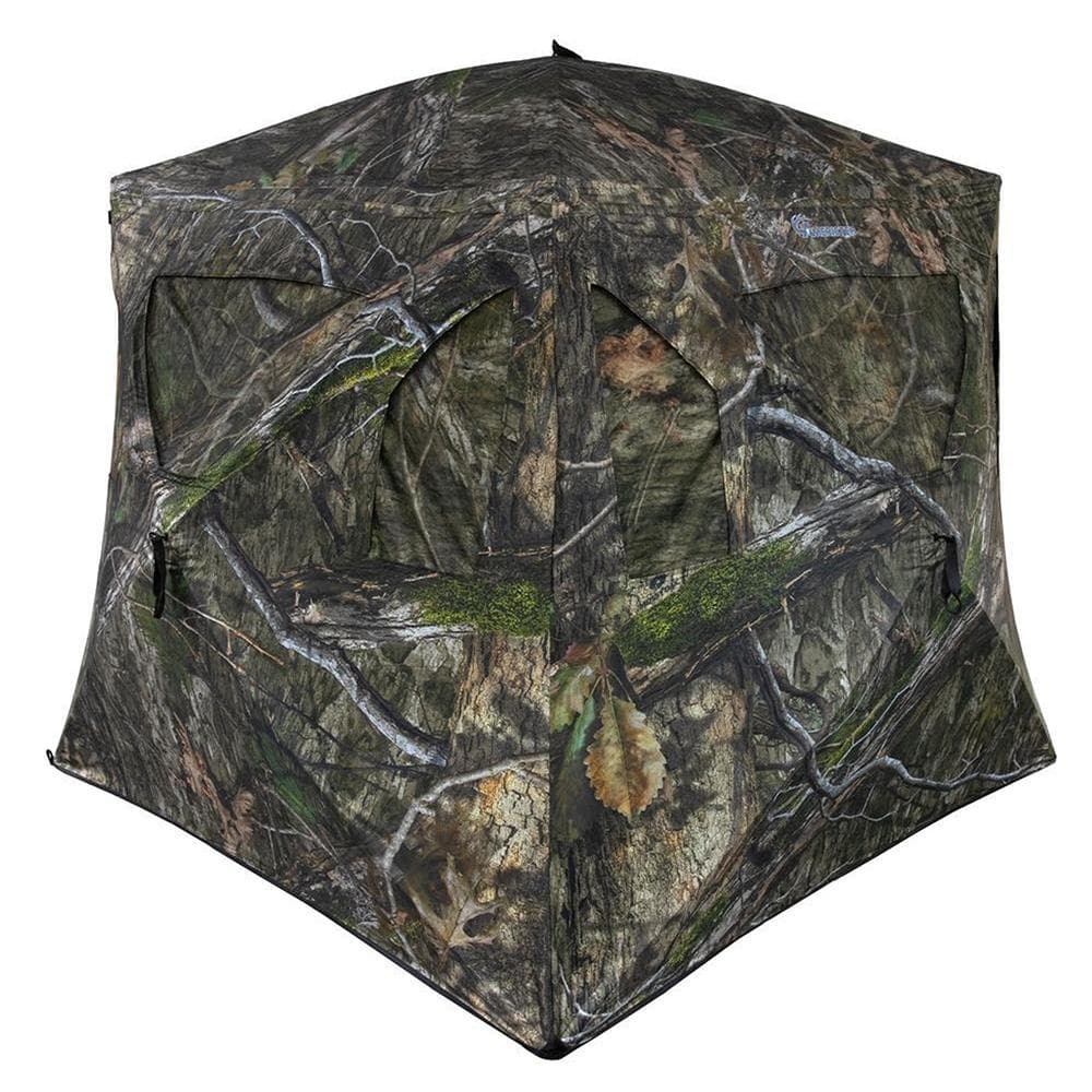 Ameristep Brickhouse Wide Bottom Ground Blind Mossy Oak Country DNA XL