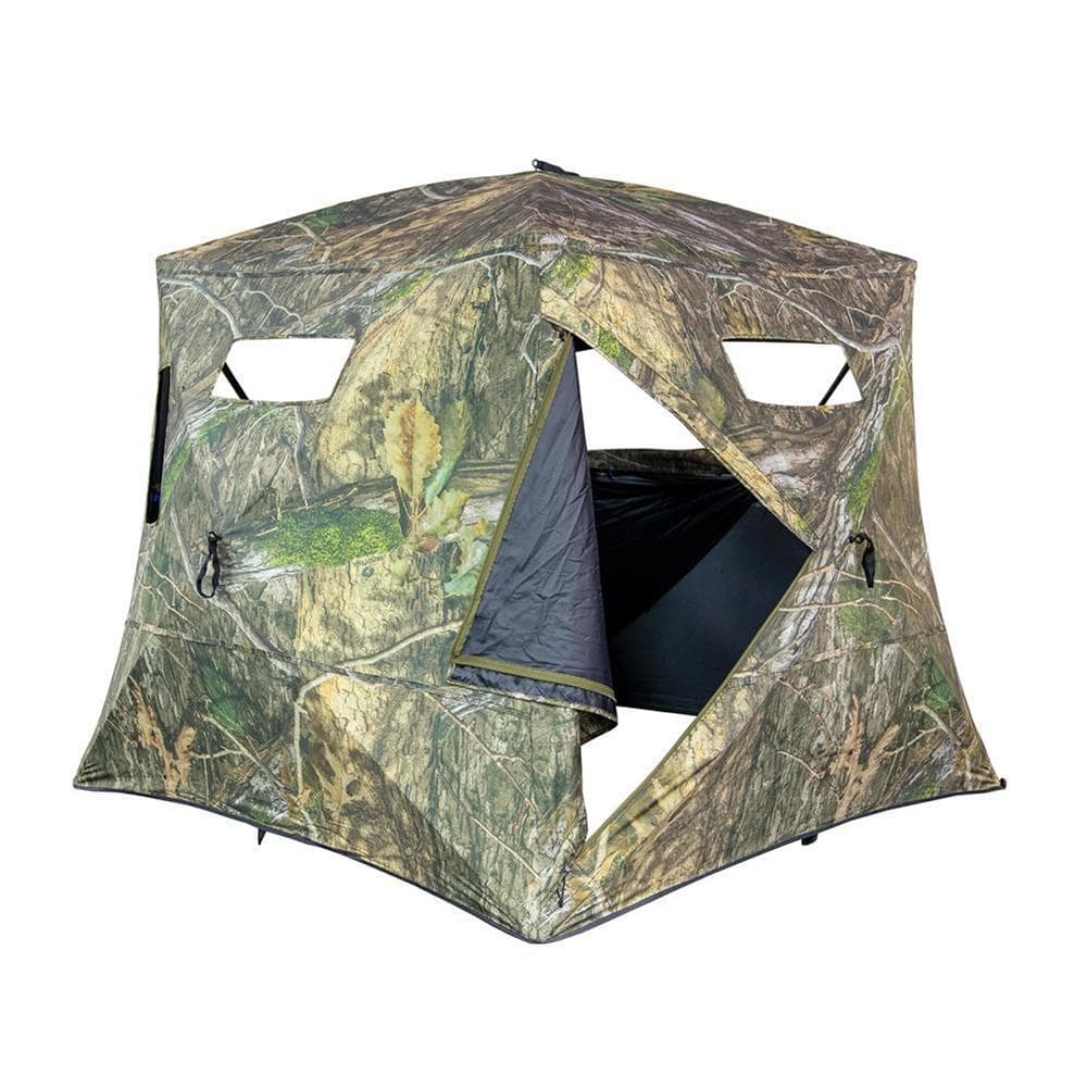 Ameristep Banshee Wide Bottom Extreme Fire Retardant Ground Blind Mossy Oak Country DNA XL