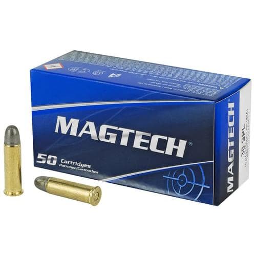 MagTech Handgun Ammunition .38 Spl 158 gr LRN 755 fps 50/ct