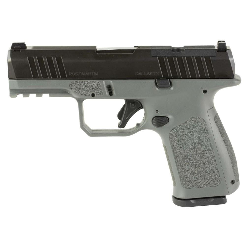 Rost Martin RM1C Handgun 9mm Luger 15rd (1) & 17rd (1) Magazines 4" Barrel Grey Optic Ready