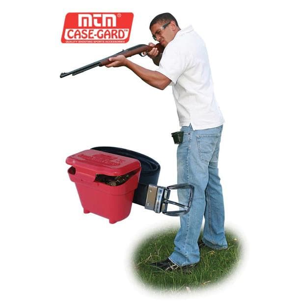 MTM Red Ammo Belt Pouch for 22LR to 9mm