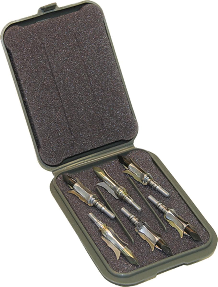 MTM Mechanical Broadhead Case Army Green
