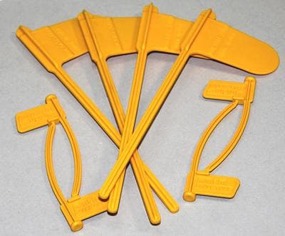 MTM CFP Pistol & Rifle Chamber Indicator Flags Yellow