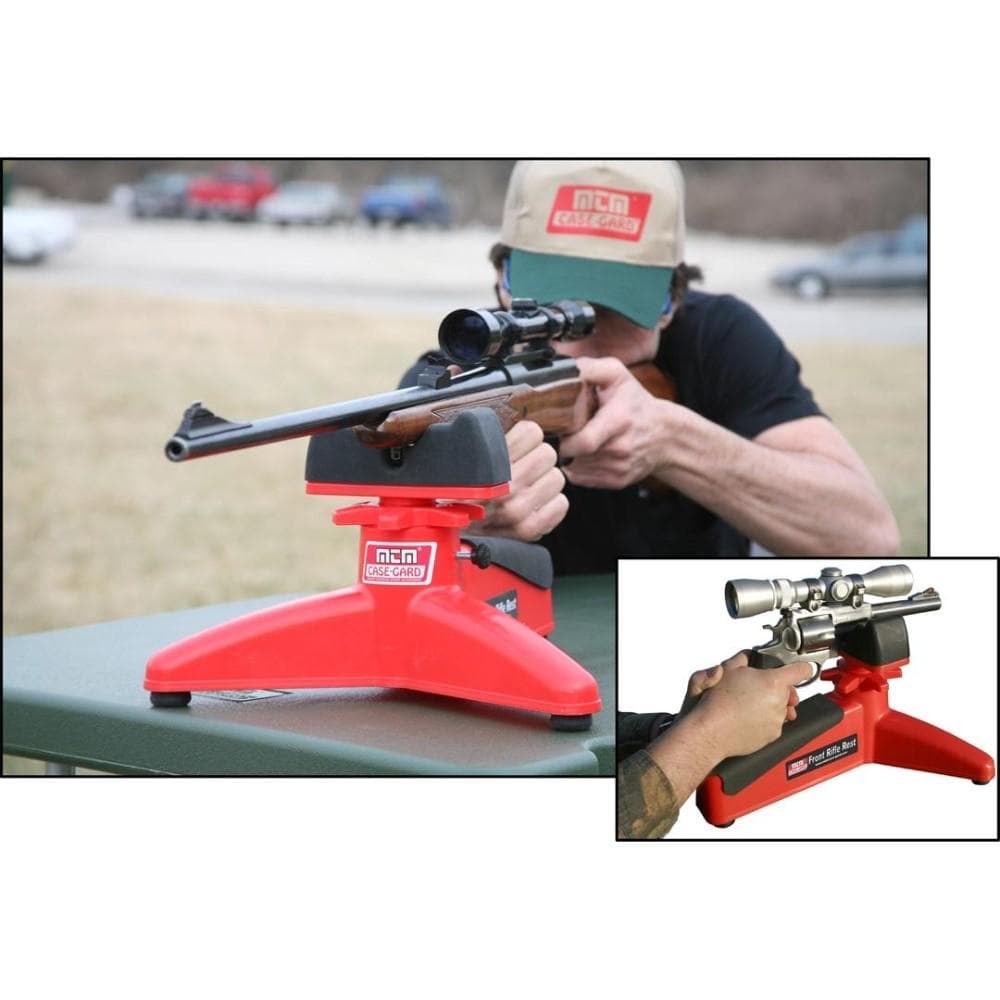 MTM Front Rifle Rest & Handgun Rest Red