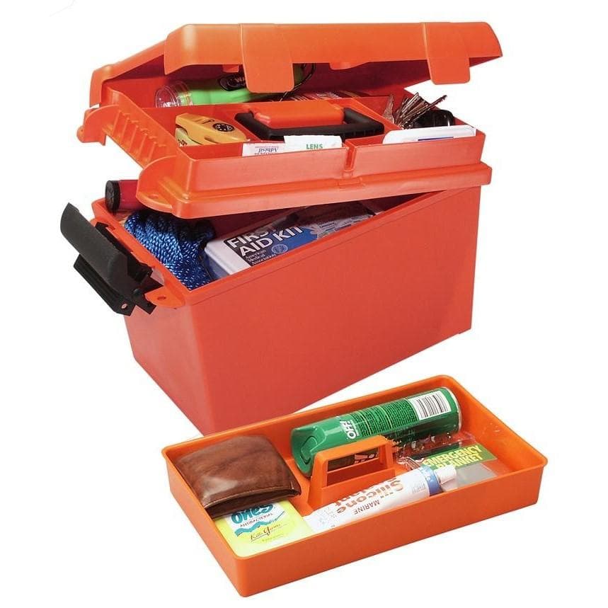 MTM 15" x 8.8" x 9.4" Sportsmen's Plus Utility Dry Box Orange