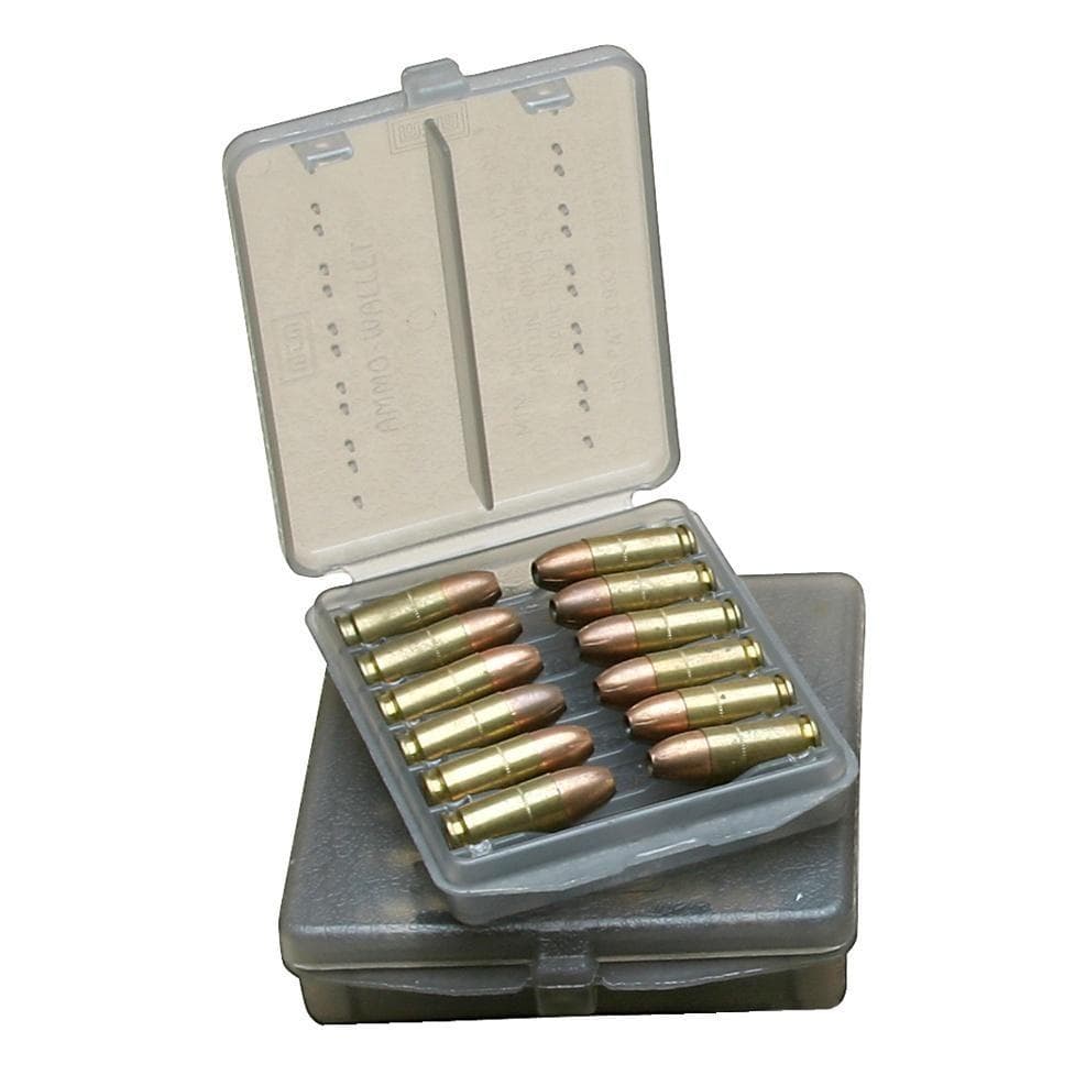 MTM 18 Rounds Case-Gard Ammo Wallet .45 ACP Clear Smoke