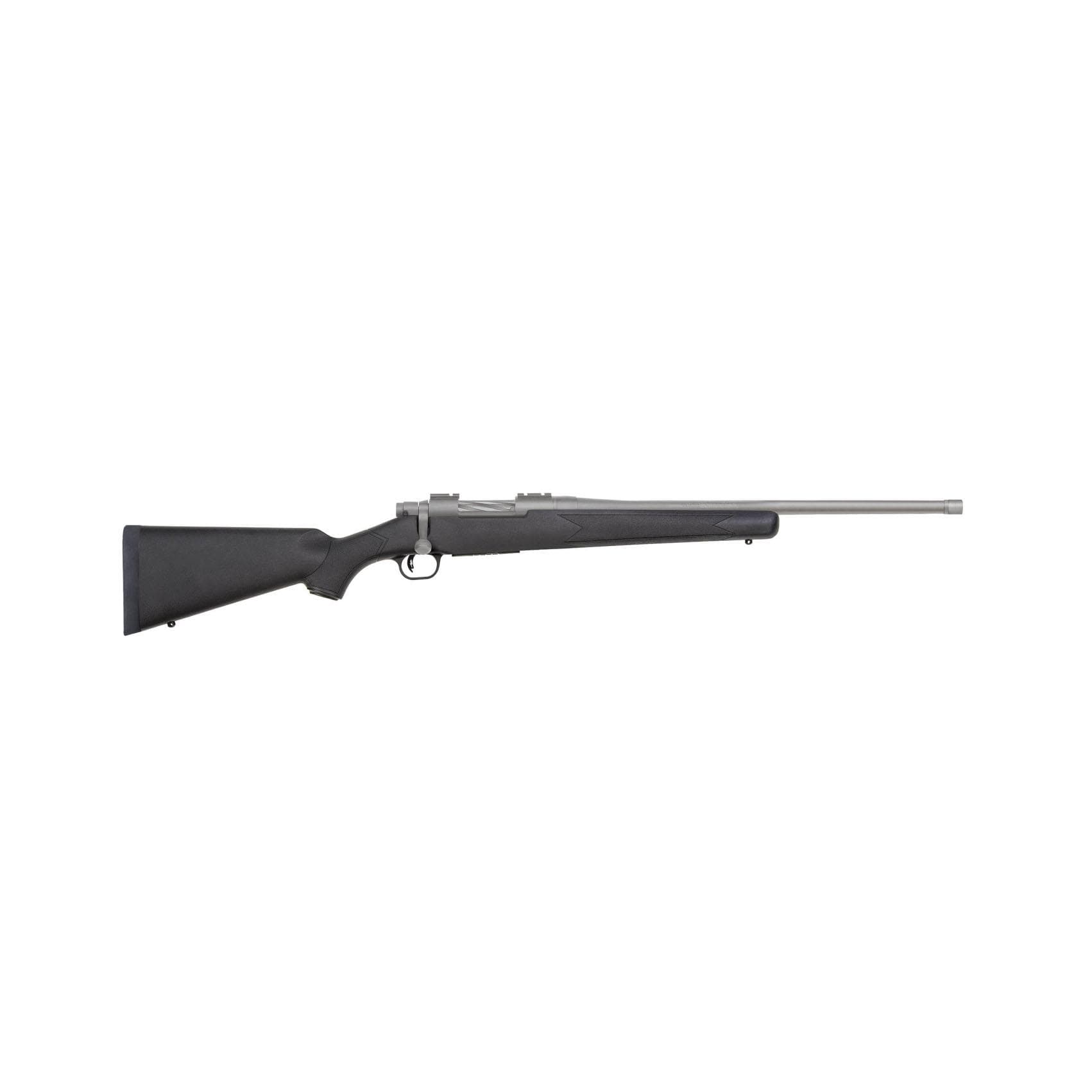 Mossberg Patriot Stainless Cerakote Rifle .450 Bushmaster 4rd Capacity 20'' Threaded Barrel Black Synthetic Stock