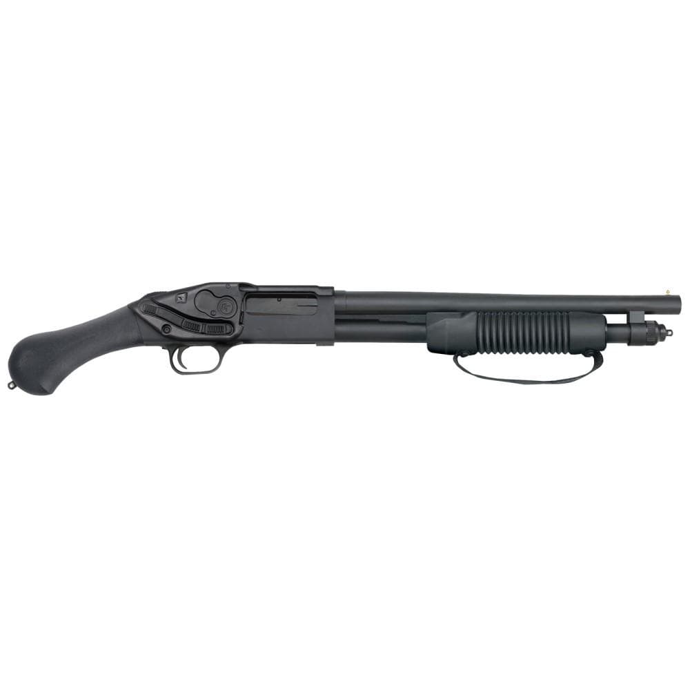 Mossberg 590 Shockwave Laser Saddle Shotgun 20 ga 3" Chamber 5rd Magazine 14.375" Barrel Black