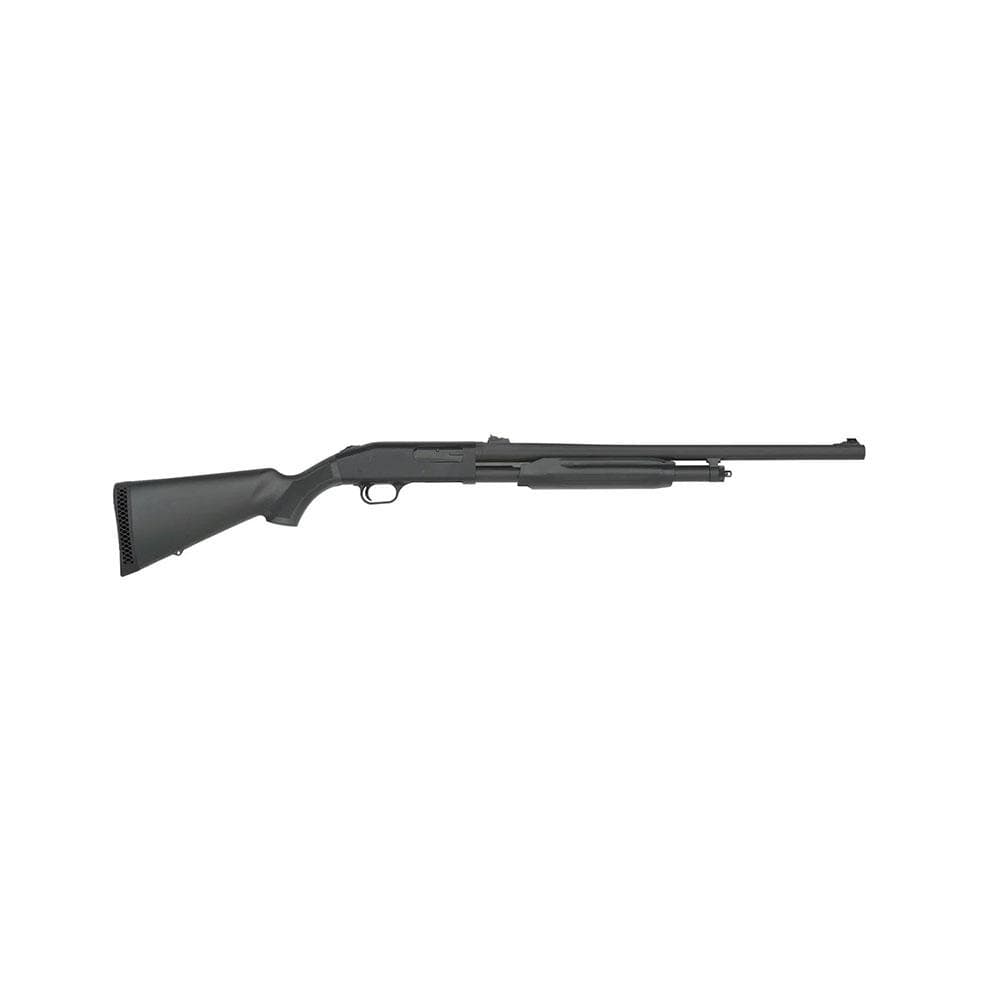 Mossberg 500 Slugster Shotgun 20ga 3" Chamber 5rd Capacity 24'' Barrel Black Stock