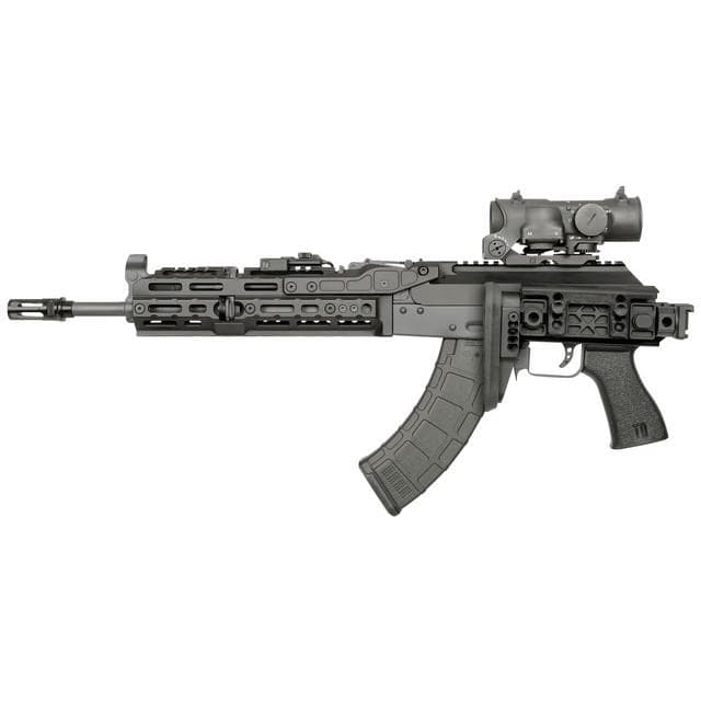 Midwest Industries Alpha Series Picatinny Folding Stock Black