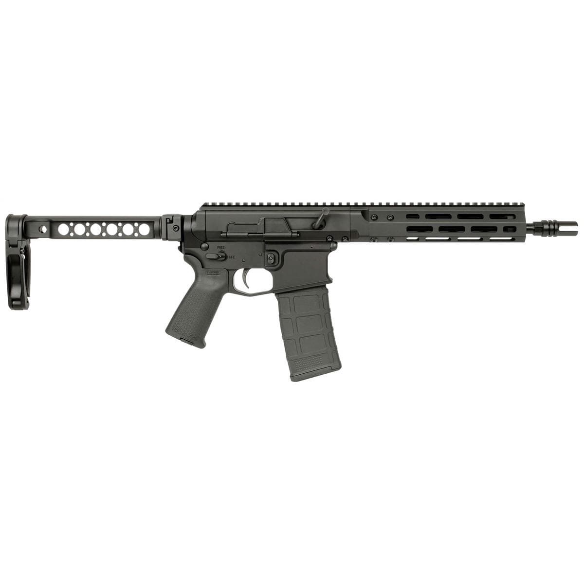 Midwest Industries Side Folder Pistol Brace Compatible Black