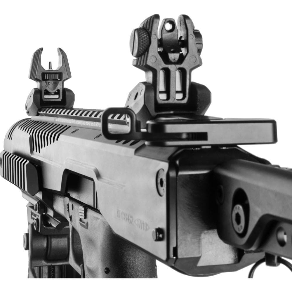 Fab Defense AR Flip-up Sights Front and Rear Black