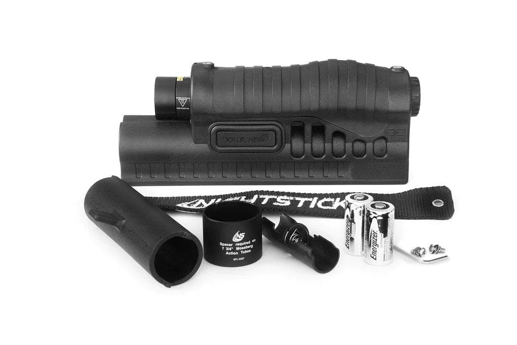 Nightstick Shotgun Forend Light with White Light Black for Mossberg 500/590/590A1/Shockwave
