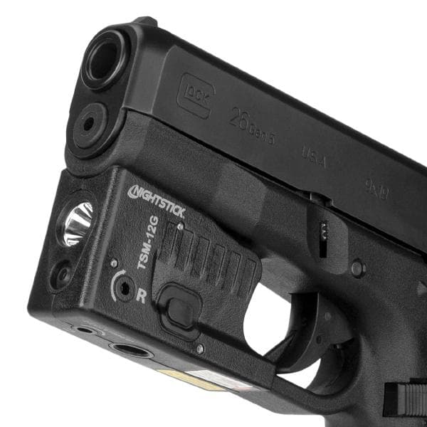 Nightstick Subcompact Weapon Light w/Green Laser for Glock Models G26/G27/G33/G39