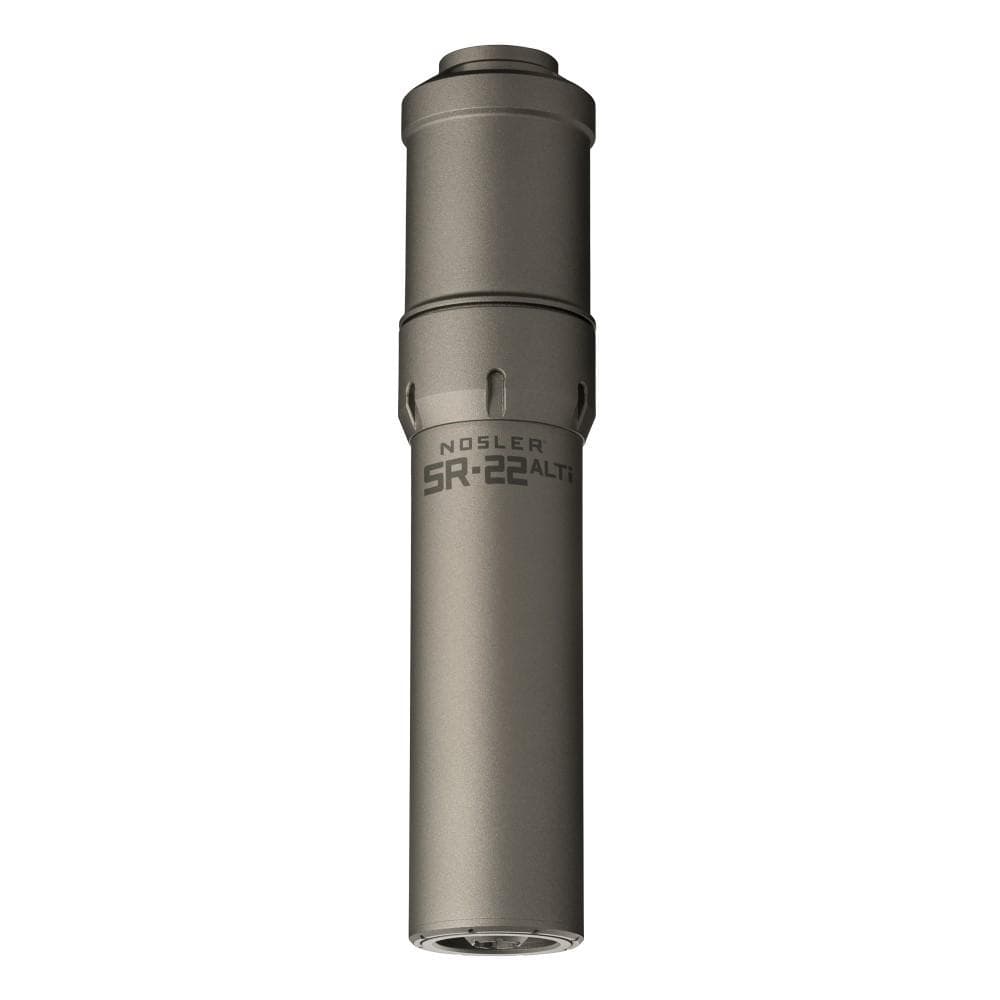 Nosler Suppressor SR-22 ALTi 1/2x28 .22 LR 7.53" Grey