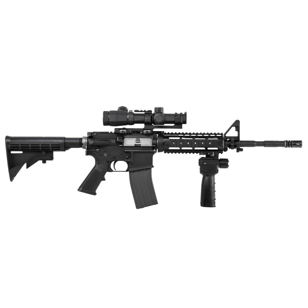 NcSTAR VISM Vertical Grip Weapon Light with Strobe FlashLight & Green Laser 300 Lumen Black