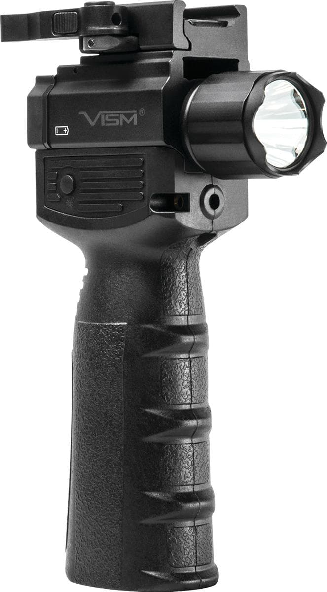 NcSTAR VISM Vertical Grip w/Strobe FlashLight & Red Laser Gen 2