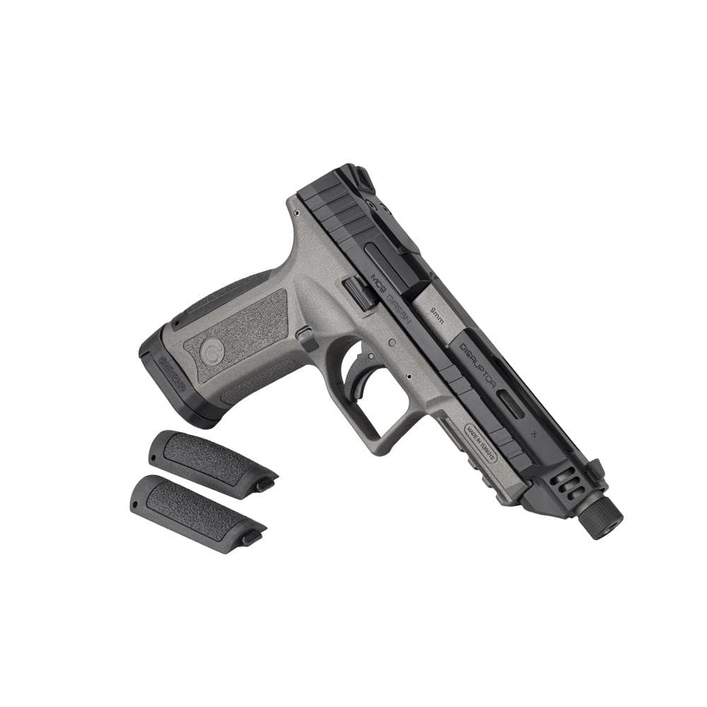 Girsan MC9 Disruptor X Handgun 9mm Luger 17rd Magazine 4.6" Barrel Two Tone Tungsten Black