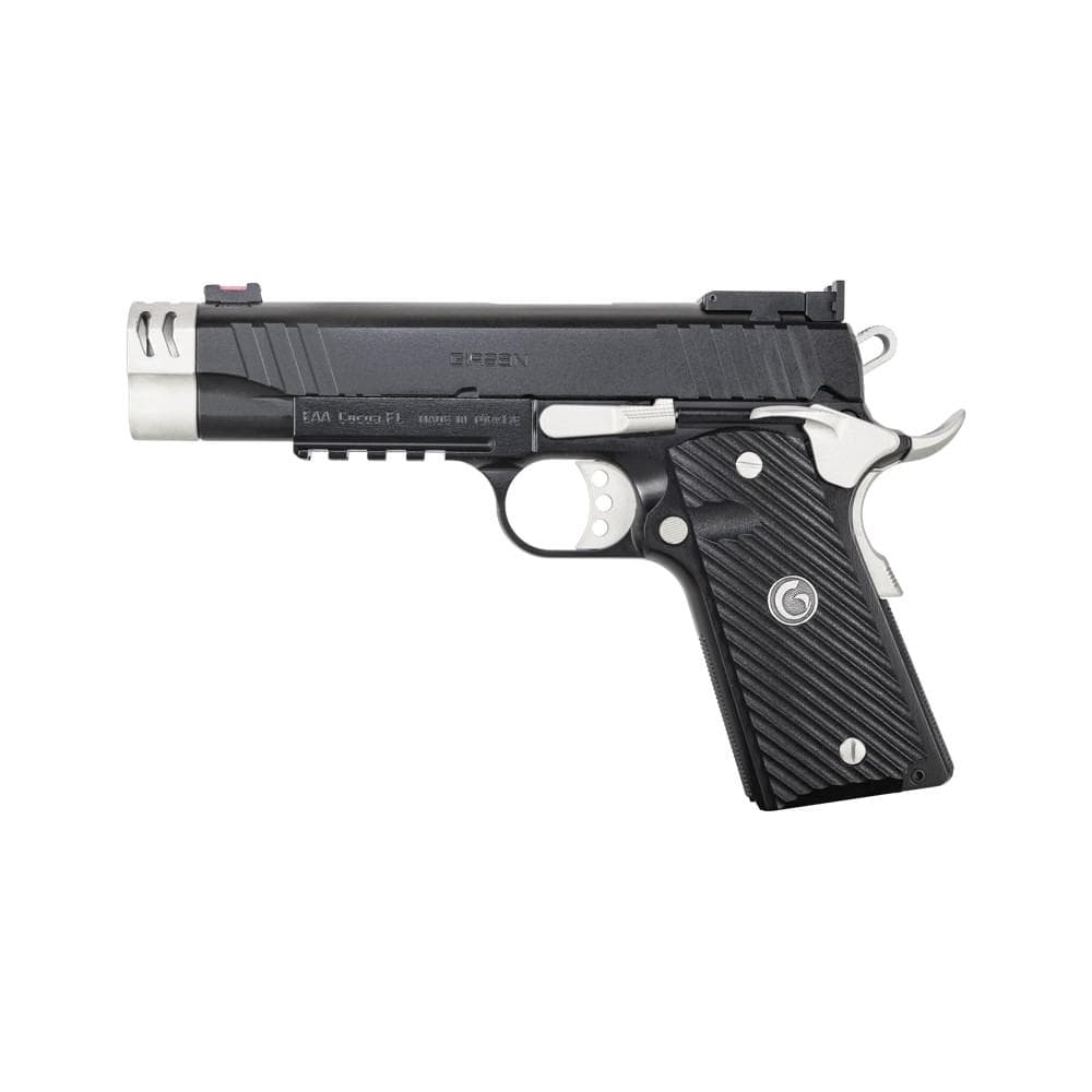 EAA Girsan MC1911 Commander Handgun 10mm Auto 9rd Magazine 4.4" Barrel Black Frame with Compensator
