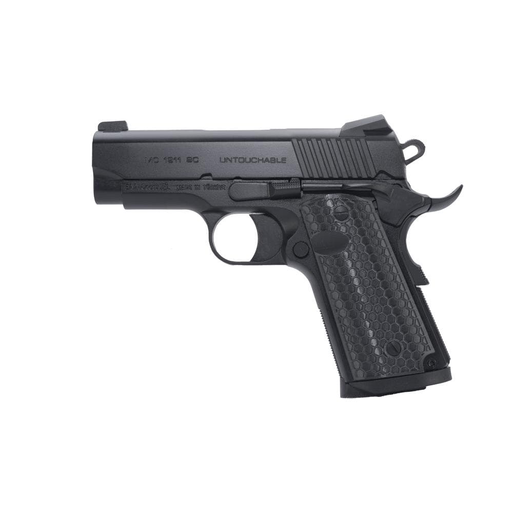 Girsan Untouchable MC1911 Subcompact Handgun 9mm Luger 7rd Magazine 3.4" Barrel Black
