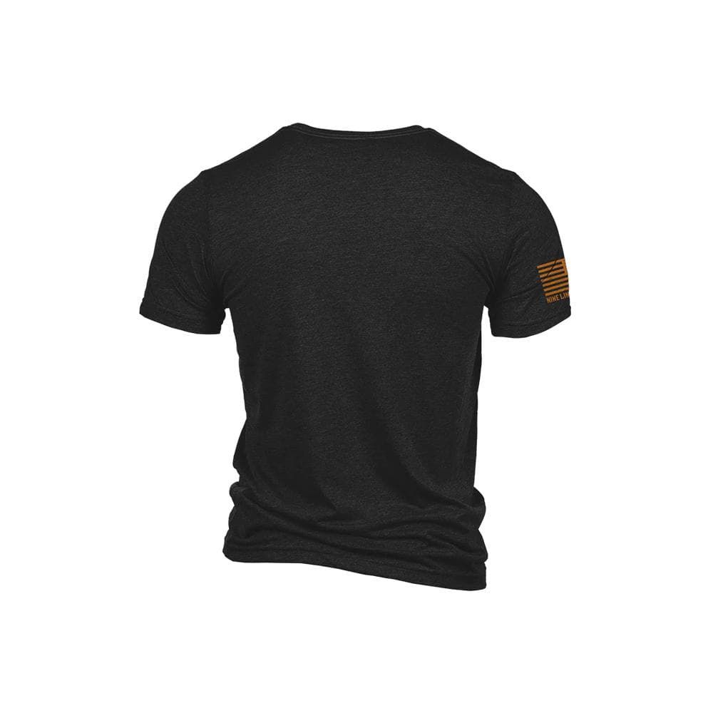 Nine Line Tactical Corgi Short Sleeve Shirt Charcoal Black Triblend L