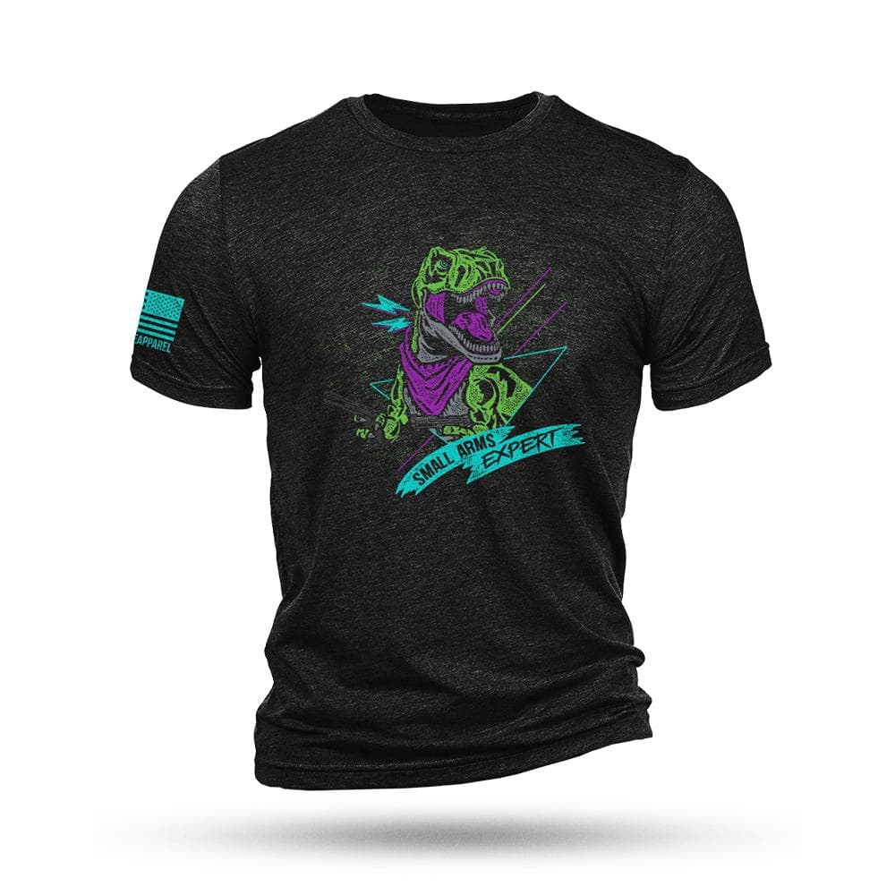 Nine Line T-Rex Short Sleeve Shirt Black Triblend S