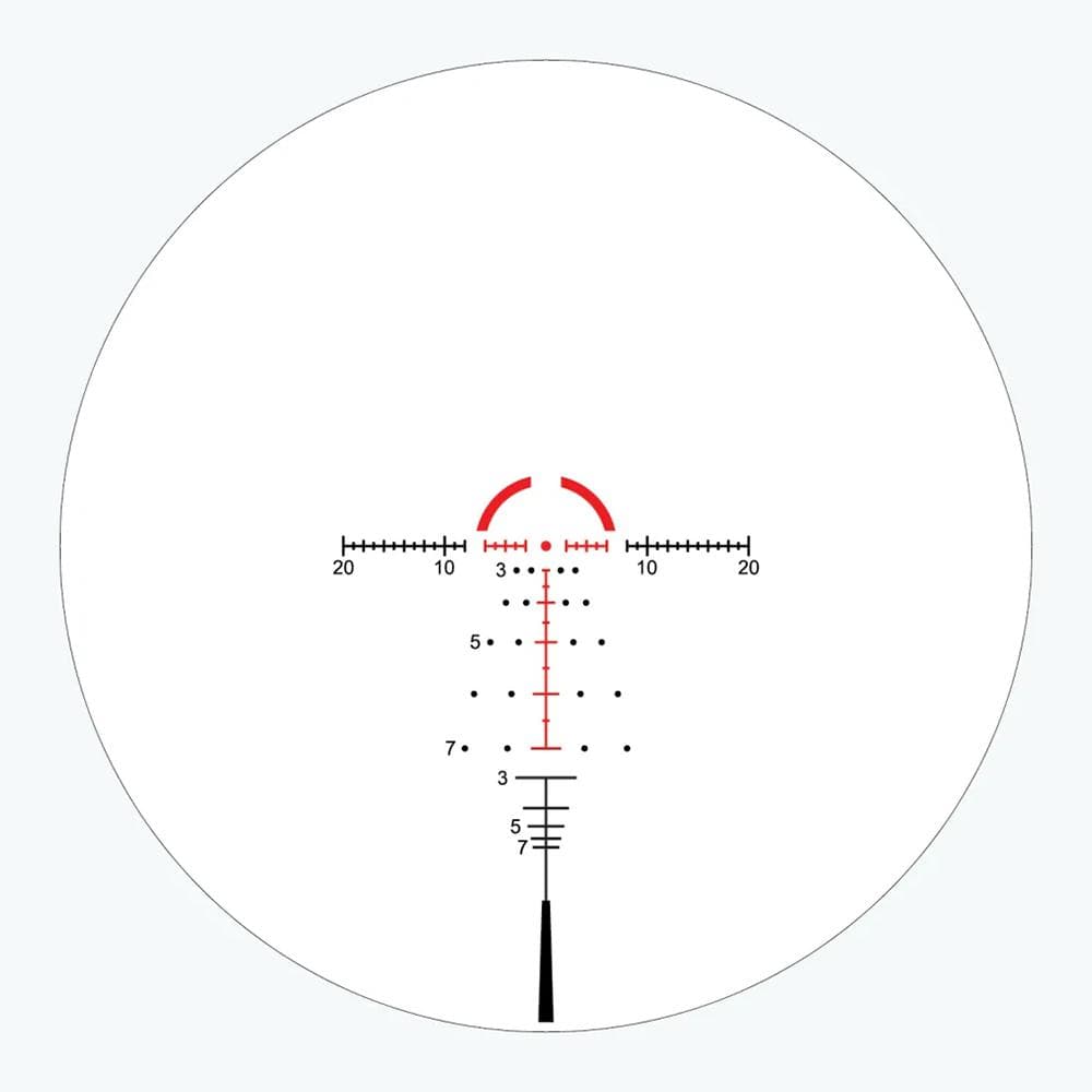 Athlon Argos BTR Gen 3 Rifle Scope 1-8x24 30mm SFP ATMR4 IR MOA Black