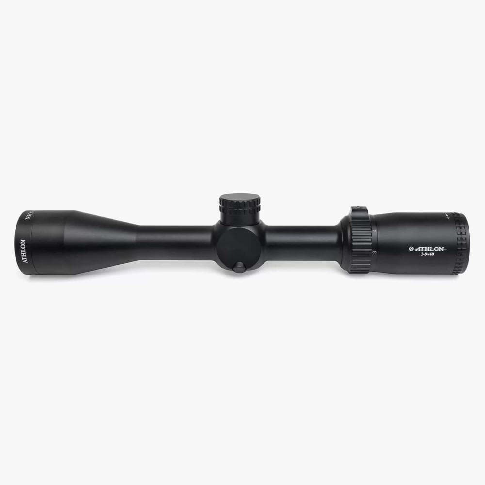 Athlon Neos Rifle Scope 3-9x40 1" SFP BDC 22 RimFire MOA Non Illum. Black