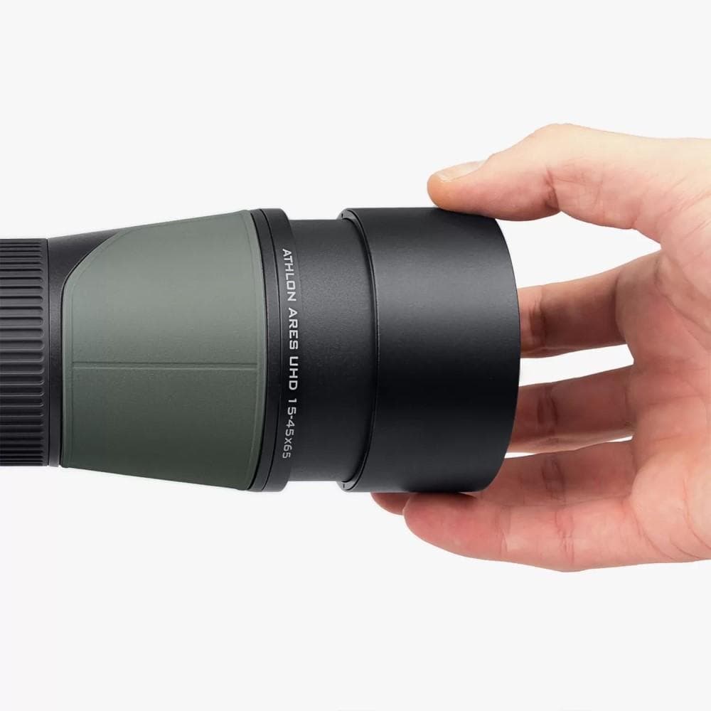 Athlon Ares G2 UHD Spotting Scope 15-45x65 Green Straight Angle