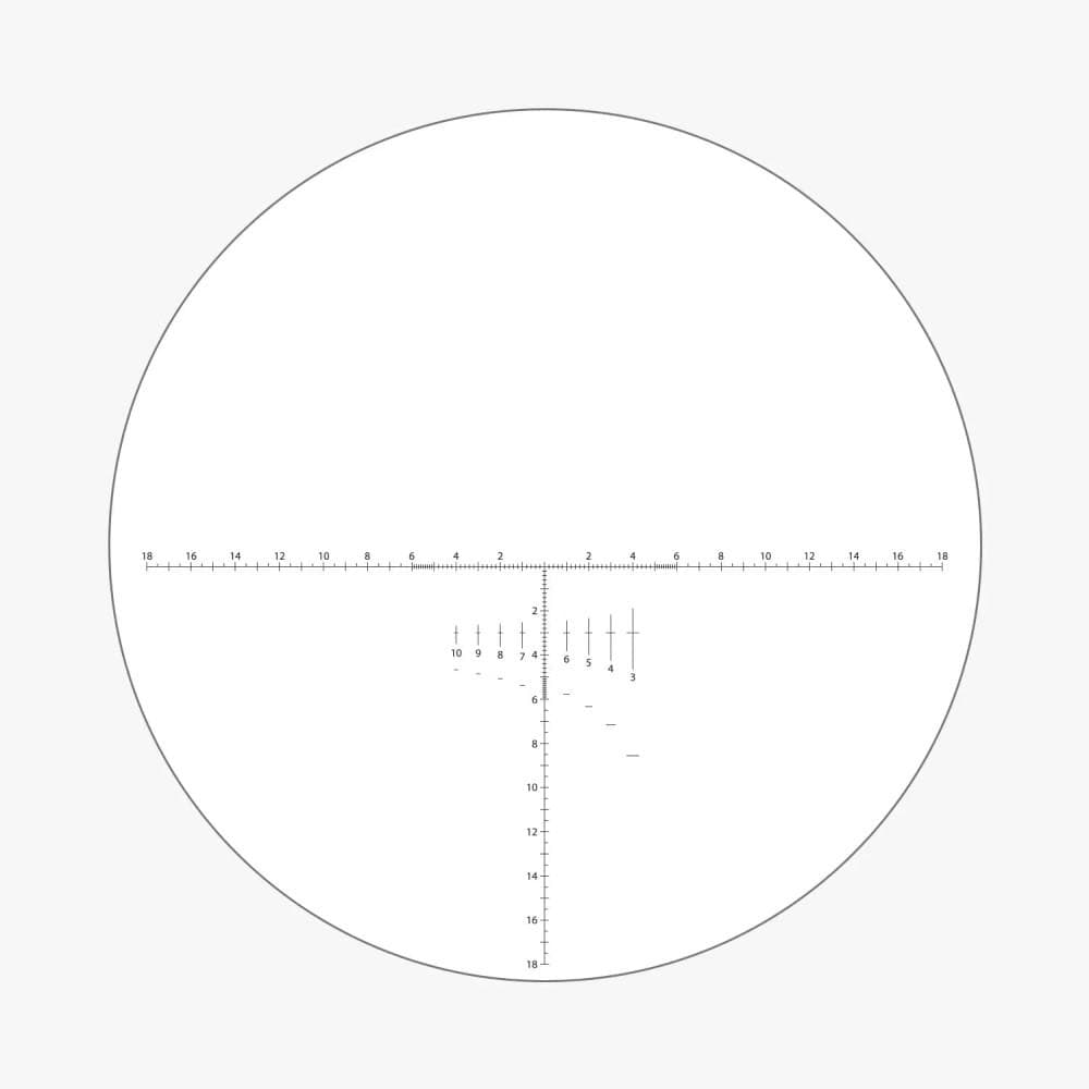 Athlon Ares G2 UHD 22x Ranging Reticle Eye Piece with MIL Reticle