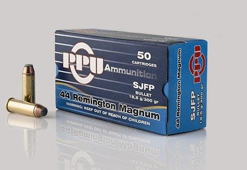 PPU Handgun Ammunition .44 Mag 240 gr HP 1541 fps 50/ct