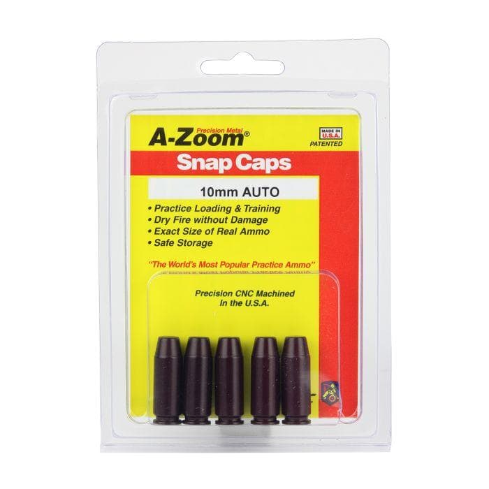 Lyman A-Zoom Precision Pistol Snap Caps 10mm Auto 5/ct