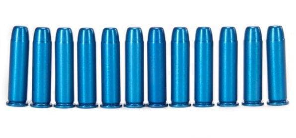 A-Zoom Aluminum Snap Caps .357 Mag Blue 12/pk