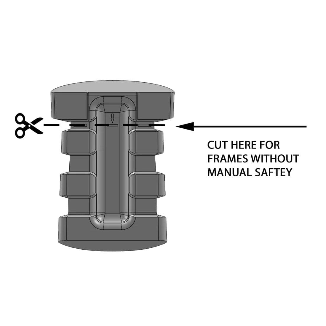 Pearce Grip S&W M&P Shield Plus Grip Frame Insert
