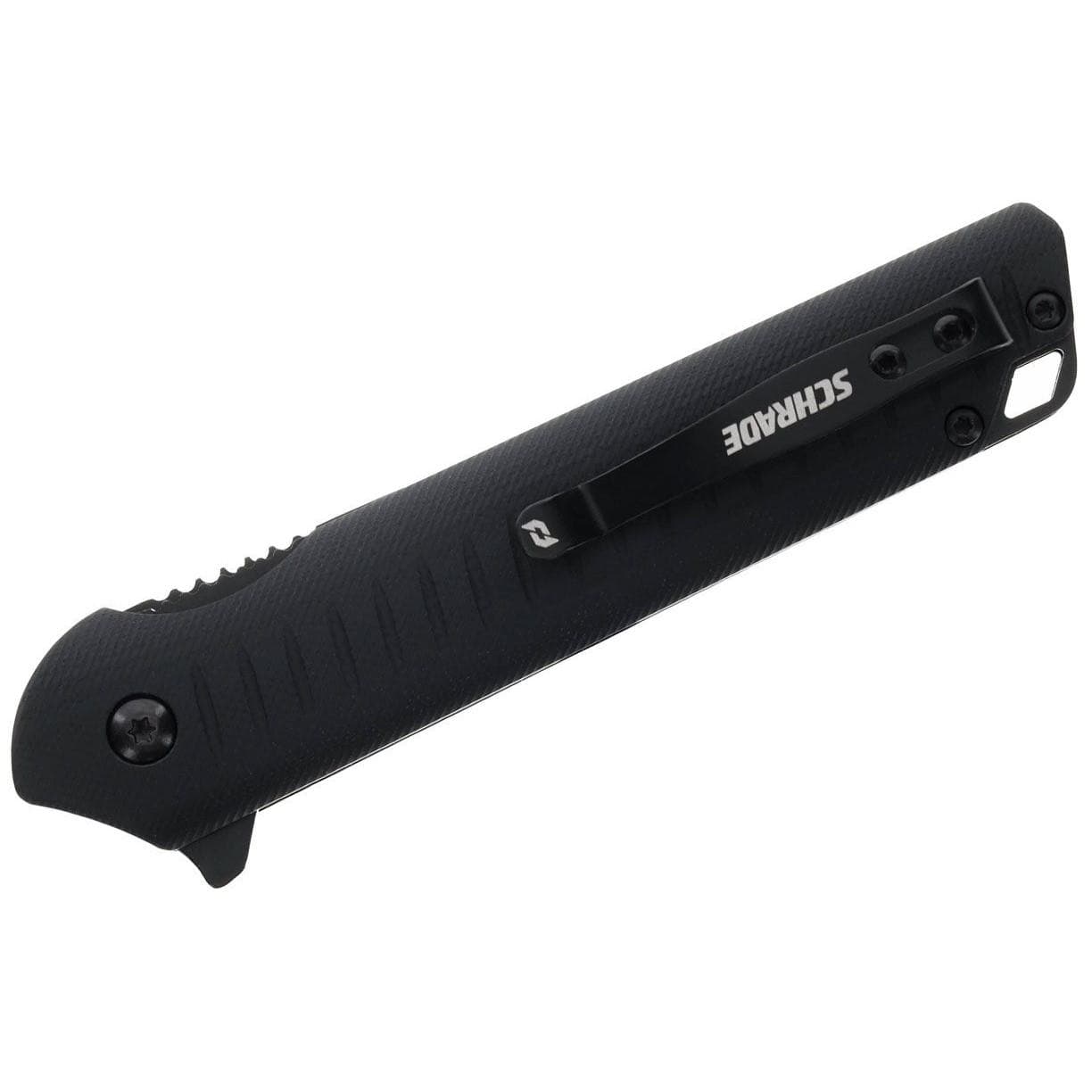 Schrade Delta Class Steelhead Folder Knife 3 1/2" Blade Black