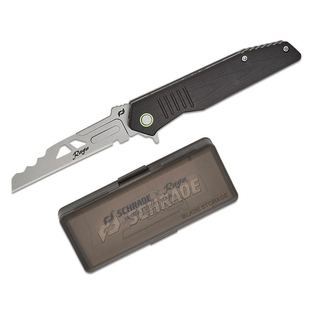 Schrade Nitro Enrage 7 Assisted Folding Knife 2-1/2" Utility Blade Black