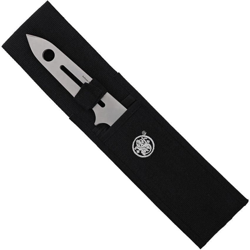 Smith & Wesson Bullseye Throwing Bowie Knife 7" Fixed Blade Silver