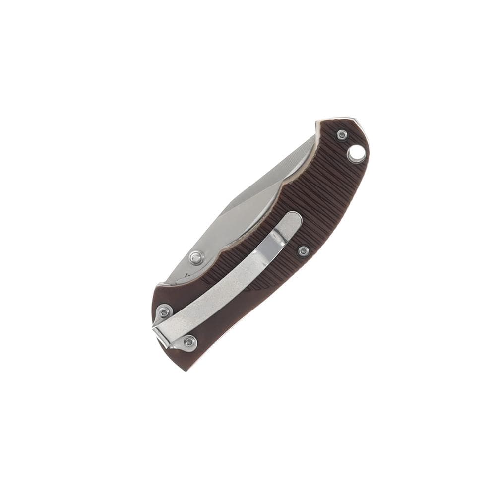 Old Timer Clip Folding Knife 2-3/4" Clip Point Blade Brown