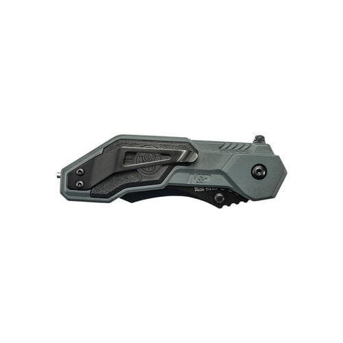Smith & Wesson M&P M.A.G.I.C. Assisted Opening Clip Point Folding Knife 2 9/10" Blade Blue